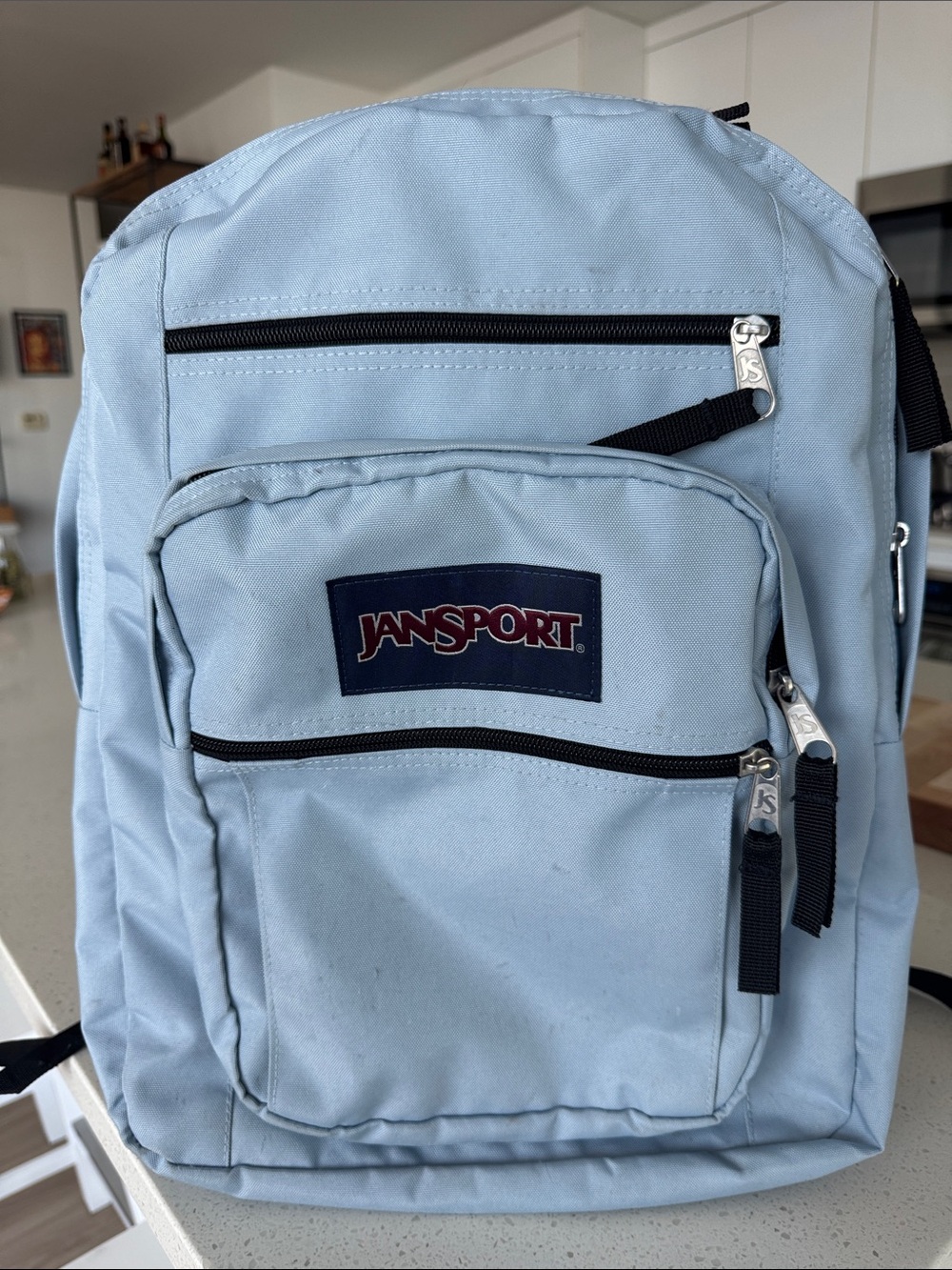 Jansport Light Blue “Big Student” Backpack